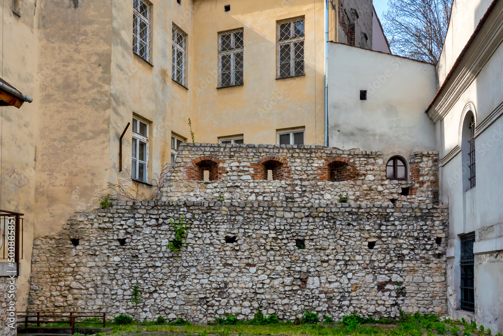 Old wall of Kazimerz