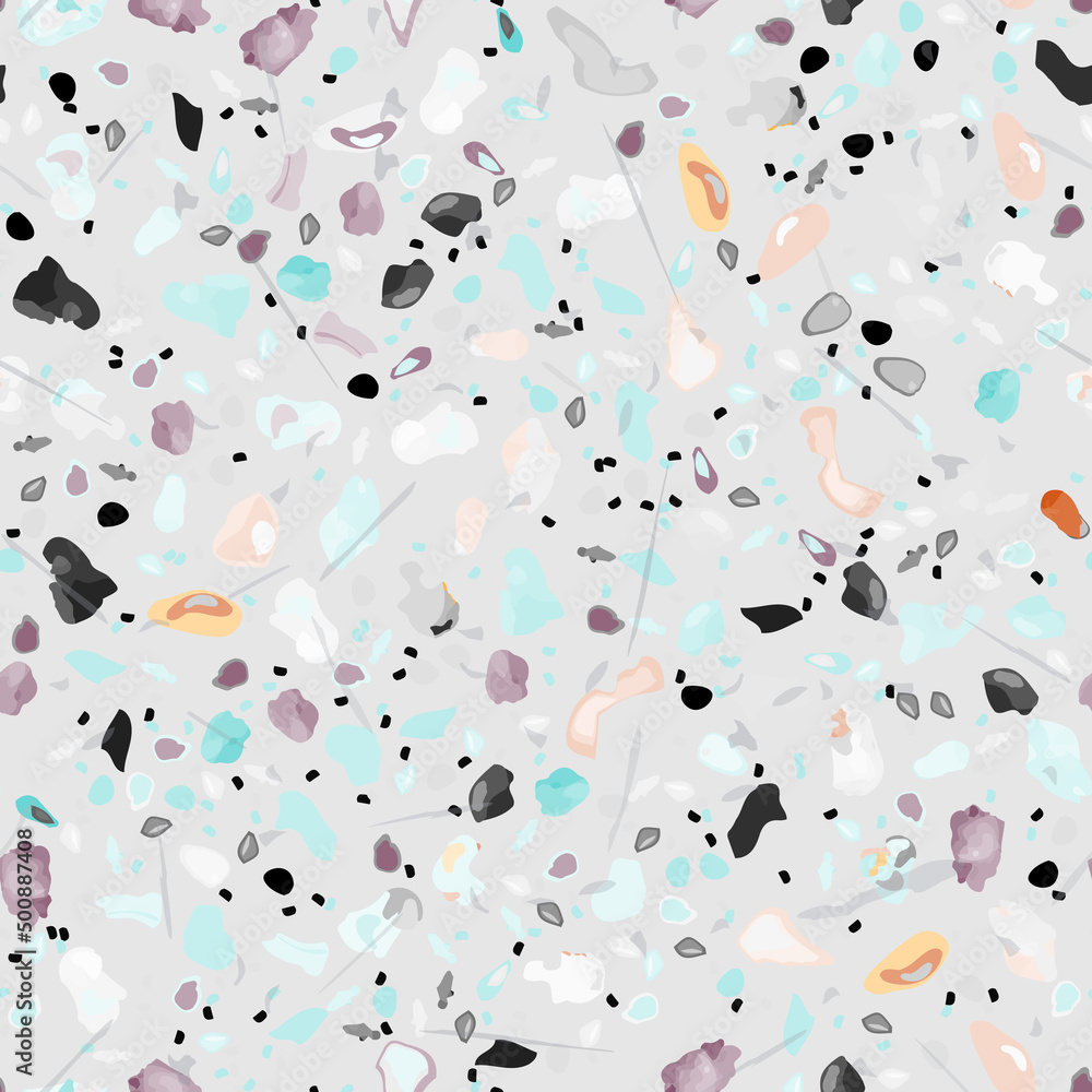 Terrazzo Texture Vector. Flooring Seamless Pattern Terrazzo Texture Vector. Flooring Seamless Pattern