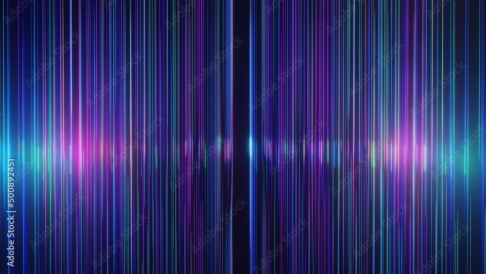 3D Rendering. Cyberspace abstraction. Futuristic Technology Digital Abstraction. Technological and connection motion background. Simple bright background, sci fi structure