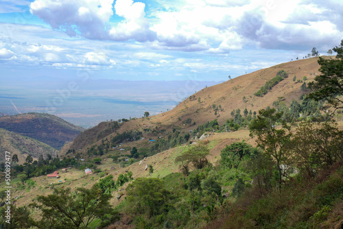 Scneic view of Kerio Valley from a view point at Elgeyo Marakwet County, Kenya