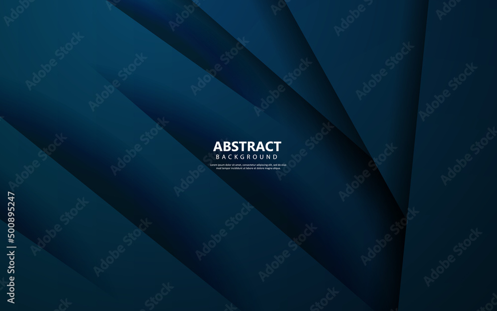 Abstract navy blue paper art overlap layer background Abstract navy blue paper art overlap layer background