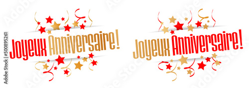 Joyeux anniversaire !