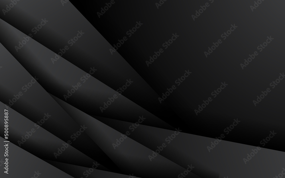Abstract dark black overlap layer background Abstract dark black overlap layer background