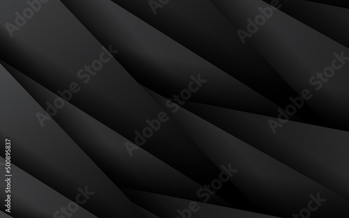 Abstract dark black overlap layer background