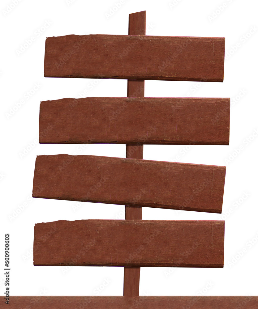 wooden signpost on a white background.copy space.clipping path. wooden signpost on a white background.copy space.clipping path.