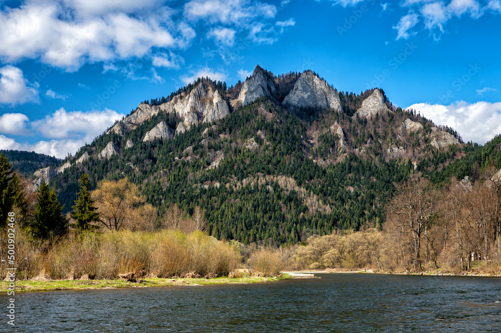 The Three Crowns and the Dunajec River, Pieniny National Park, Poland / Slovakia. The Three Crowns and the Dunajec River, Pieniny National Park, Poland / Slovakia.