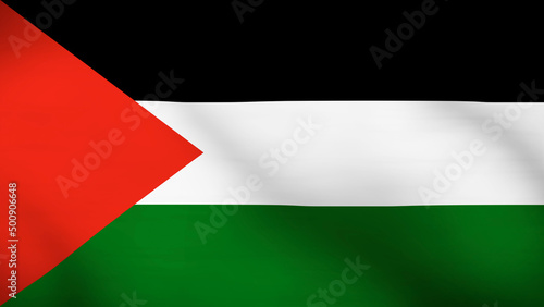 Free Download Flag of Palestine Close Up - GFXLoad
