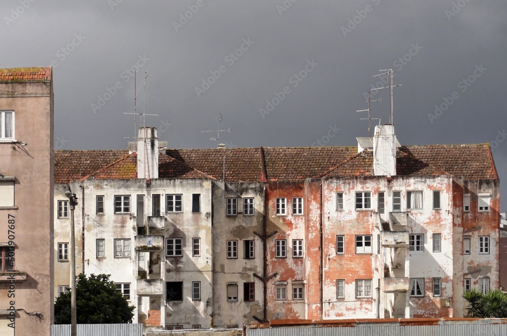 Ugly houses in Caldas da Rainha, Centro - Portugal