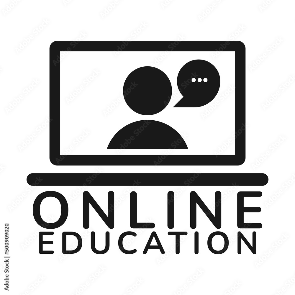 online education concept simple icon vector illustration design online education concept simple icon vector illustration design