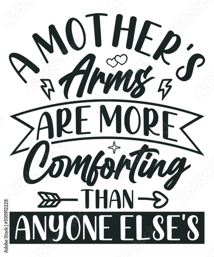 A mother's arms are more comforting than anyone else's