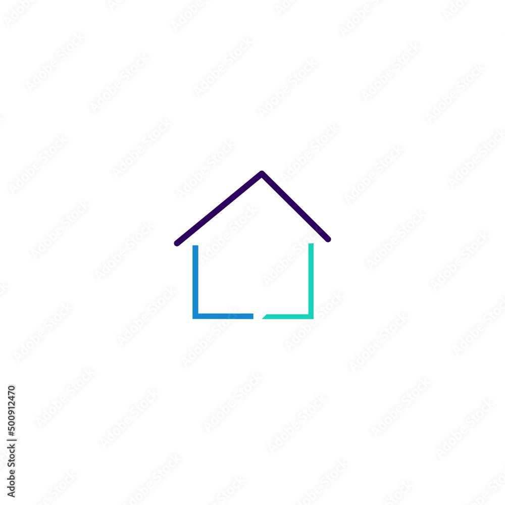 SIMPLE HOUSE SIGN, SYMBOL, LOGO ISOLATED ON WHITE SIMPLE HOUSE SIGN, SYMBOL, LOGO ISOLATED ON WHITE