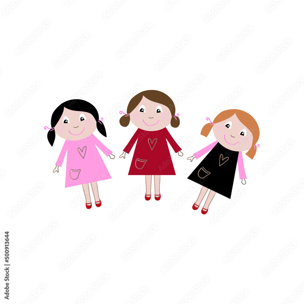 CUTE CARTOON COLORFUL SCHOOL LITTLE KIDS ISOLATED ON WHITE BACKGROUND CUTE CARTOON COLORFUL SCHOOL LITTLE KIDS ISOLATED ON WHITE BACKGROUND