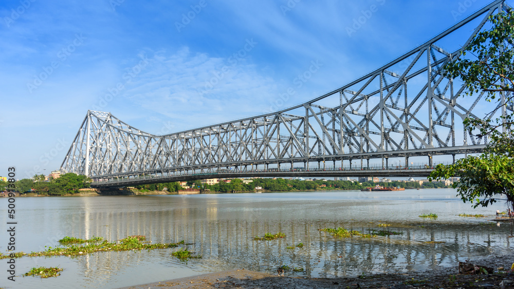 Howra Bridge of Kolkata India
