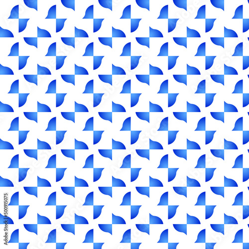 Seamless Blue gradient patterns background for fabric, clothing, wall art, social media and more