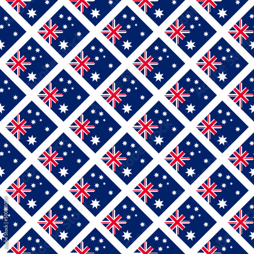 australian flag pattern. abstract background. vector illustration