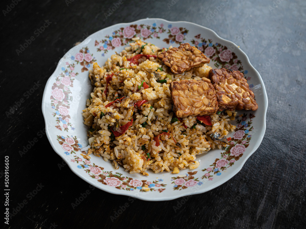 rice with pork rice with pork