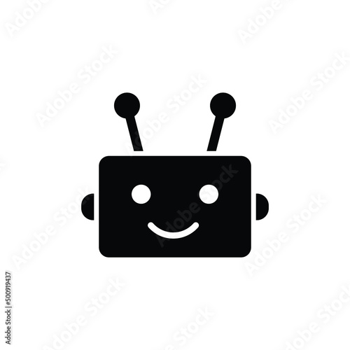 chatbot vector icon chat robot sign 
