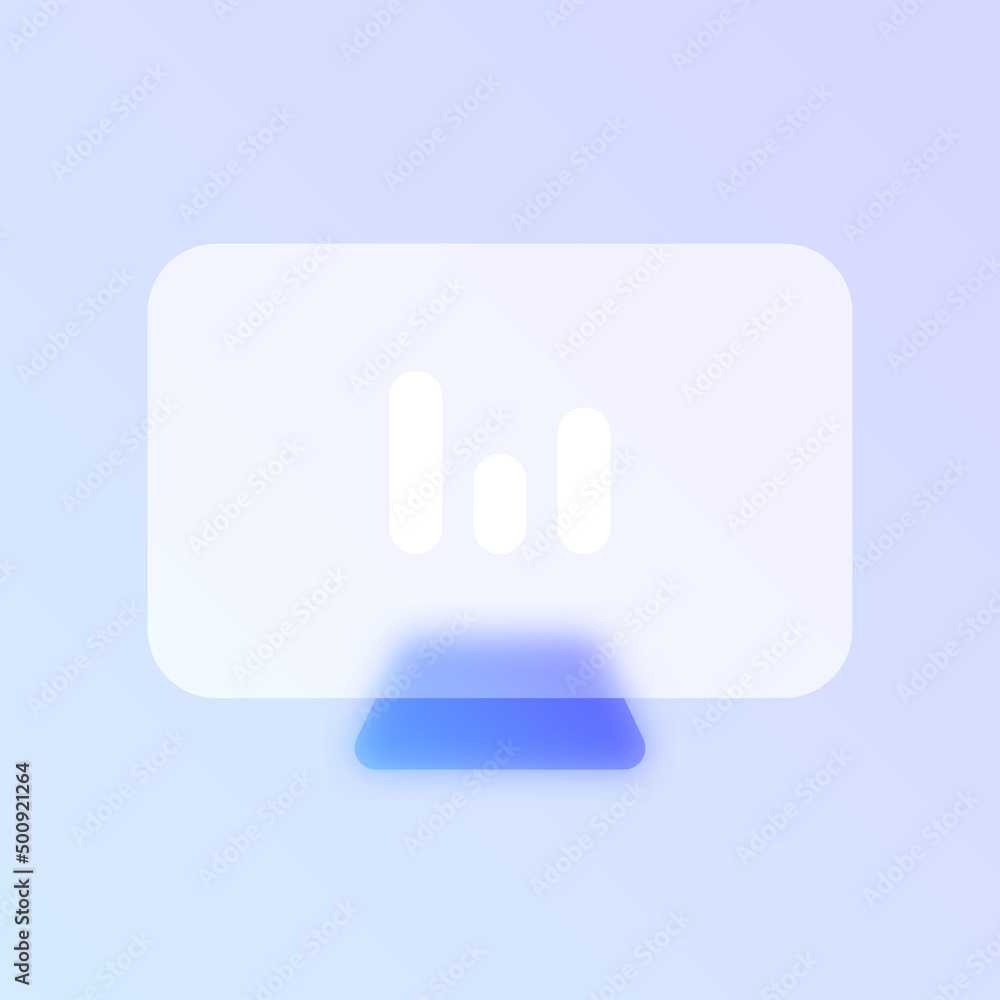 monitor glass morphism trendy style icon. pc monitor transparent glass color vector icon with blur and purple gradient. for web and ui design, mobile apps and promo business polygraphy monitor glass morphism trendy style icon. pc monitor transparent glass color vector icon with blur and purple gradient. for web and ui design, mobile apps and promo business polygraphy