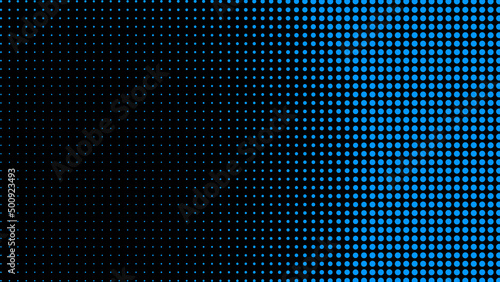 Generative real time art. Screen media technology. Code, digital creative. Coding abstract video trippy. Mesh LCD display. Scale size different hole space.