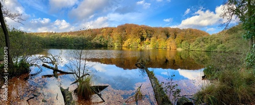 Jasmund Nationalpark im Herbst, Insel Rügen photo