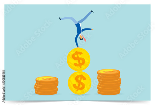 Businessman and business risk management