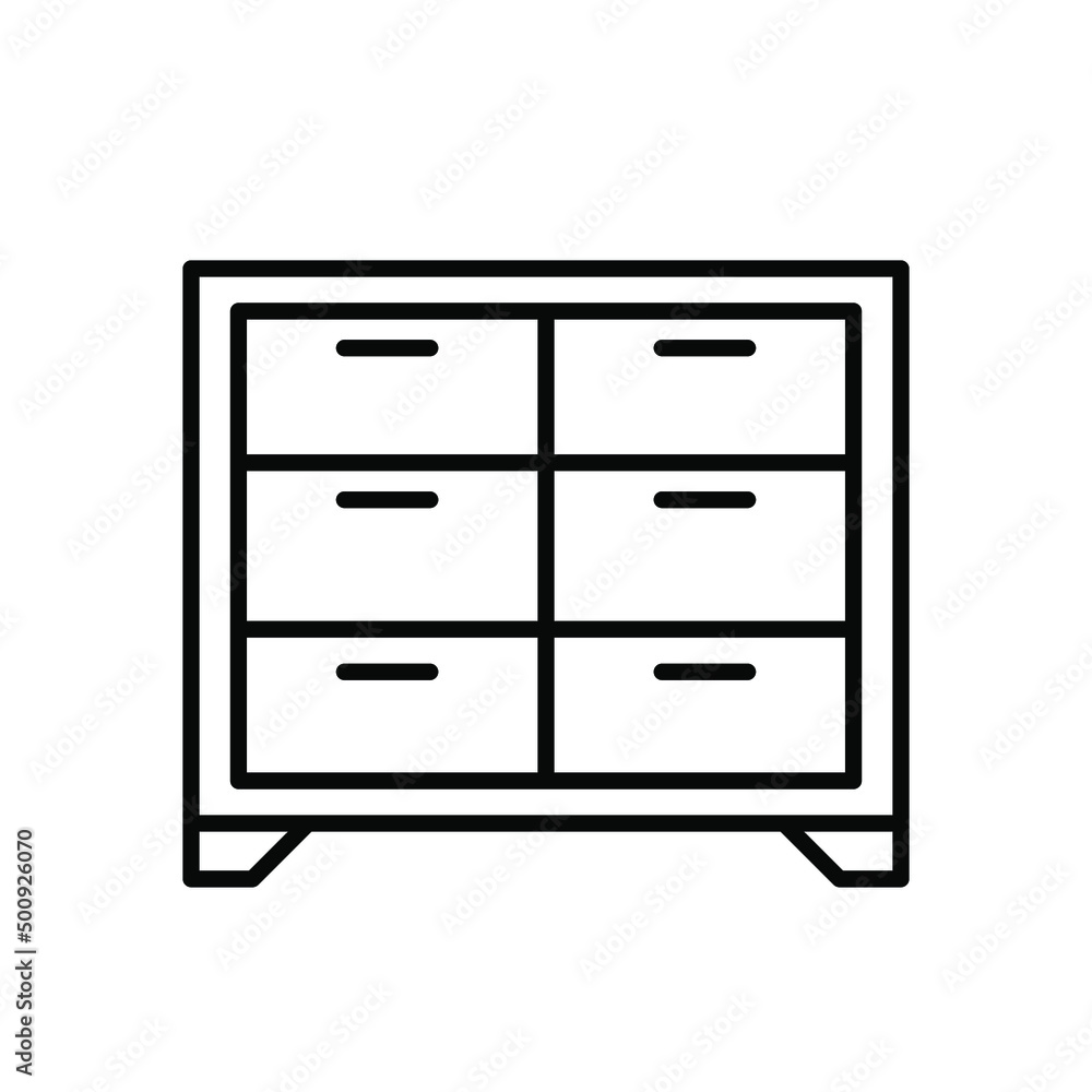 Cabinet isolated icon design template Cabinet isolated icon design template
