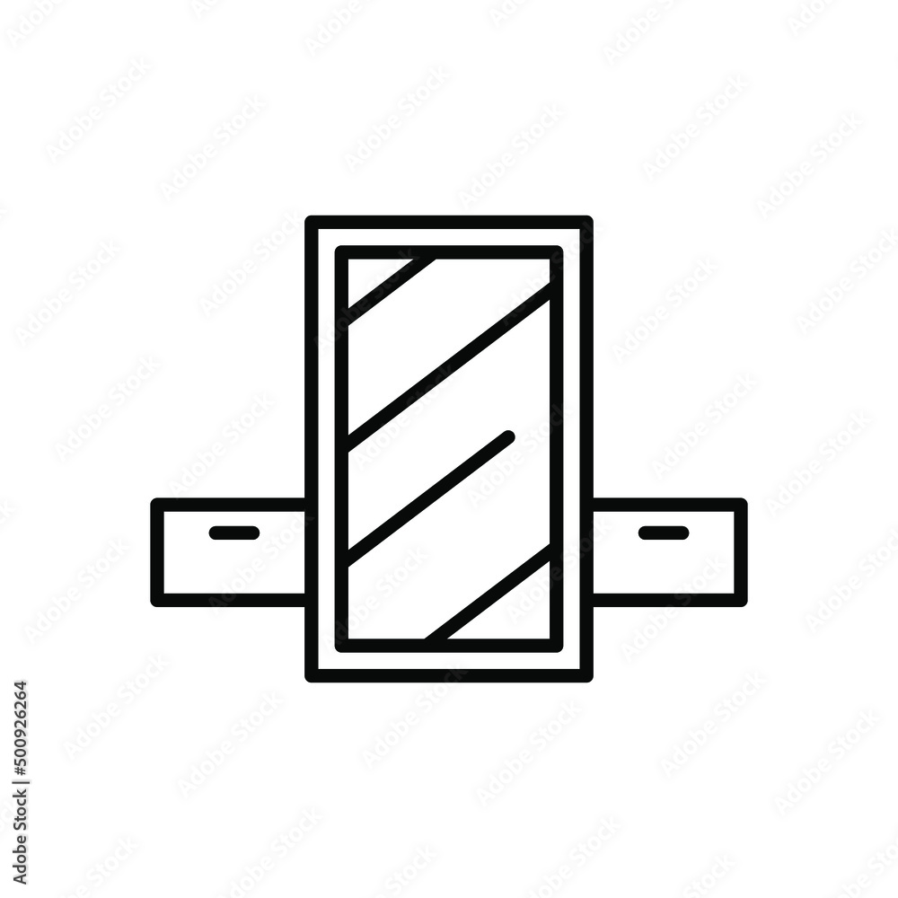 Cupboard isolated icon design template Cupboard isolated icon design template