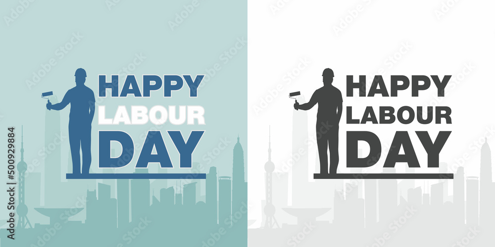 Labour Day concept on isolated background. 1st May celebrate on Labour Day is an annual holiday. Labour Day concept on isolated background. 1st May celebrate on Labour Day is an annual holiday.