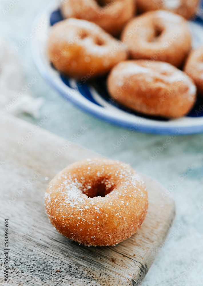 some homemade rosquillas, typical spanish donuts