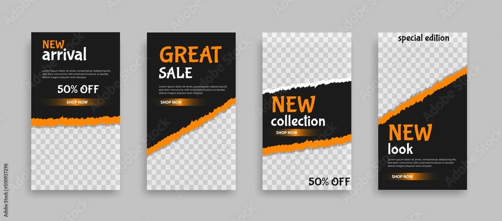 Sosial media post template design vector Sosial media post template design vector