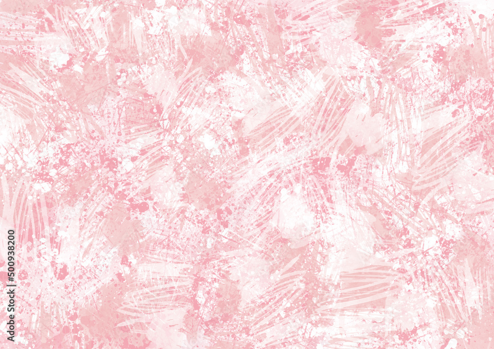 Fototapeta premium Abstract pink background. Multicolor illustration. Pink and white colorful background