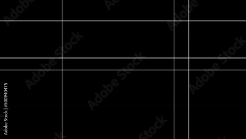 Wallpaper Mural Black White Background with Changing Lines and Reflections. Seamless Looped 3d Animation Torontodigital.ca