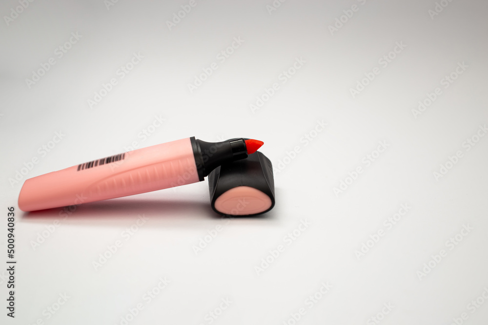 Stationery marker on white background, subject Stationery marker on white background, subject