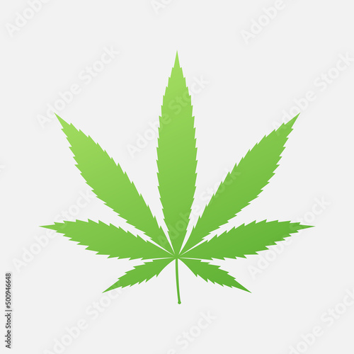 Marijuana leaf symbol. Cannabis leaf icon. Vector EPS 10