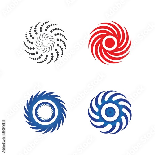 vortex vector illustration icon