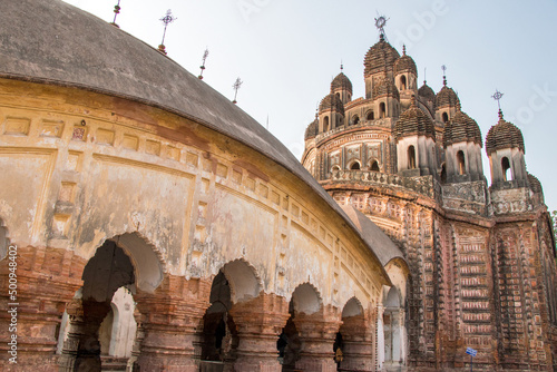 Tableau sur toile image of lalji temple at kalna bardhaman west bengal