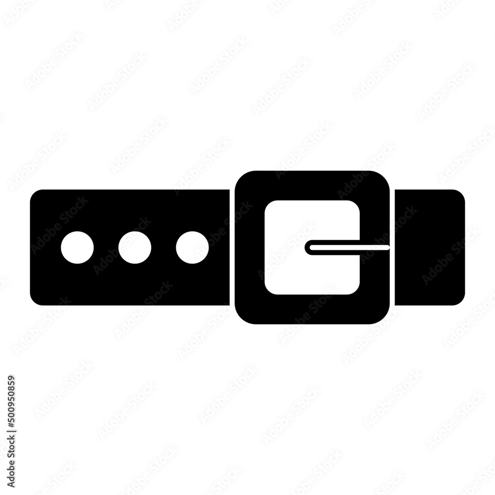Waist belt icon, editable vector Waist belt icon, editable vector