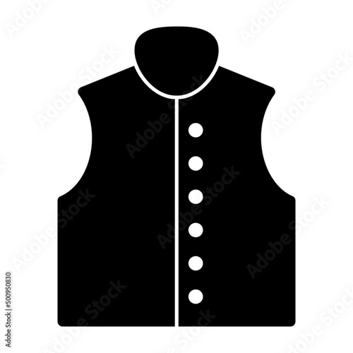 An icon design of waistcoat
