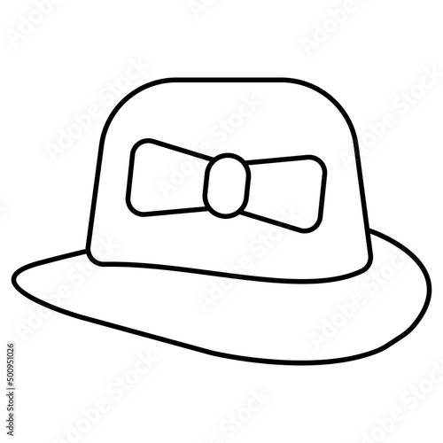 A unique design icon of hat