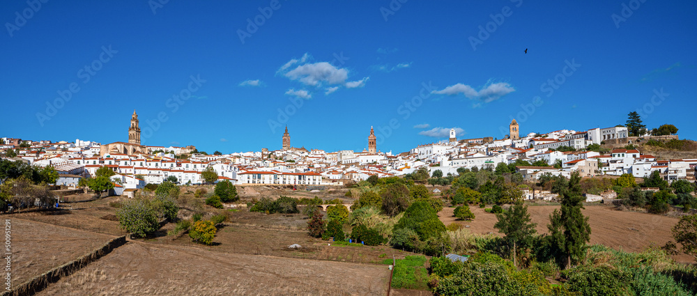 Obraz premium Jerez de los Caballeros, City at Badajoz, Extremadura in Spain