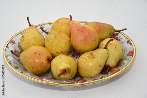 Wallpaper Mural Mixed platter with yellow pears Torontodigital.ca