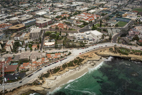 Aerial panoramic view of La Jolla district in San Diego © Conchi Martinez