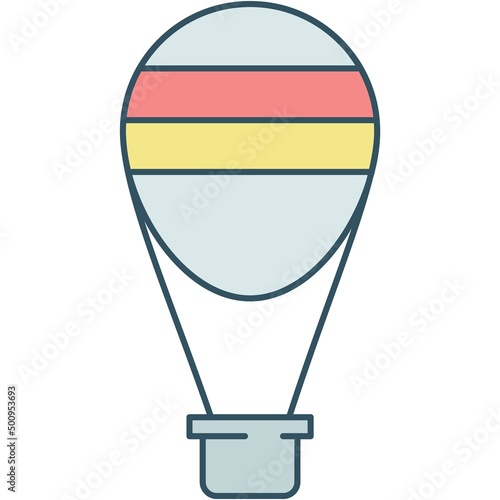Free Download Air hot balloon vector icon isolated illustration - GFXLoad
