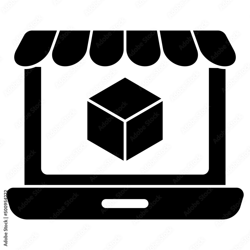 Perfect design icon of online shop Perfect design icon of online shop