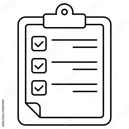 Perfect design icon of checklist