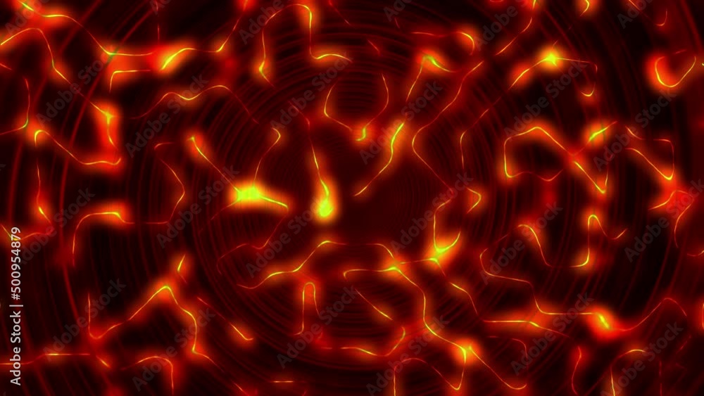 Red glow with electric energy effect animation background animation. 2D rendered computer graphic Red glow with electric energy effect animation background animation. 2D rendered computer graphic
