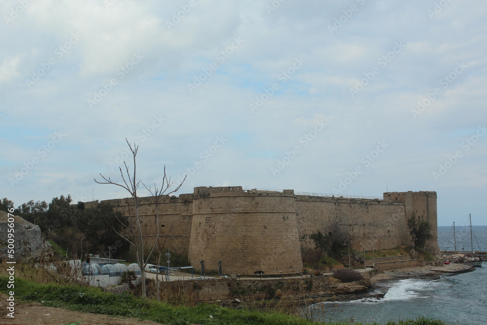 
Kyrenia Castle shores and breakwater, Cyprus
