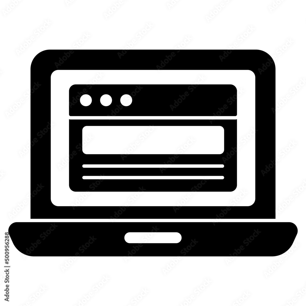 An icon design of web design An icon design of web design