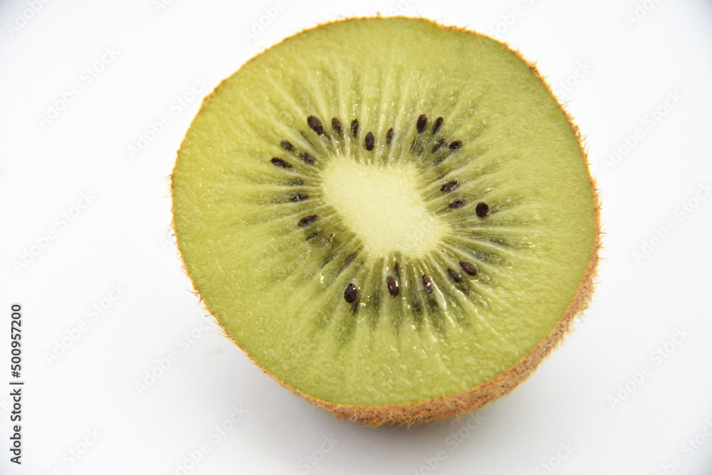 Fresh Kiwi fruits on white background Fresh Kiwi fruits on white background