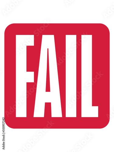 Logo Fail Button 